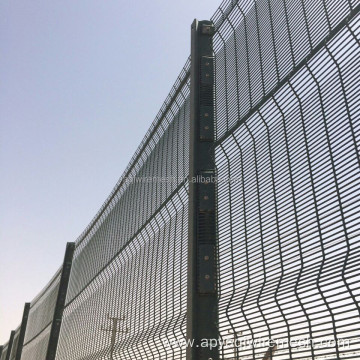 358 anti-climb galvanized security welded mesh fence